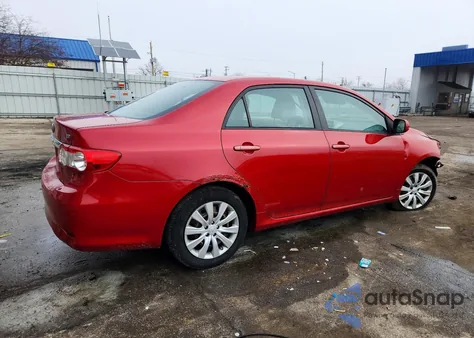2012 Toyota Corolla Base from USA, damaged, VIN 2T1BU4EEXCC794251